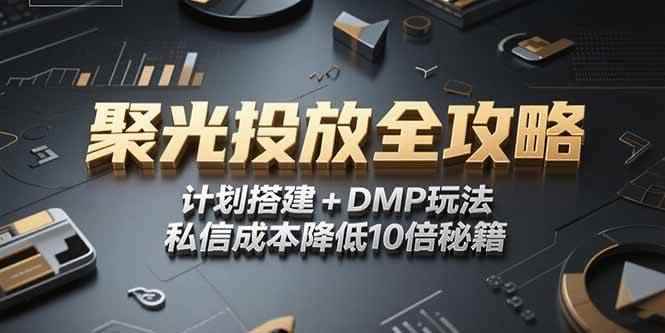 （15254期）2025小红书聚光投放全攻略，计划搭建+DMP玩法，私信成本降低10倍秘籍-咩咩网络