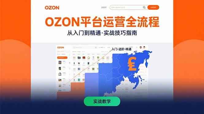 （15648期）OZON平台运营全流程：快速掌握OZON从入门到精通的实战技巧-咩咩网络
