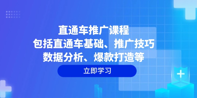 （14001期）直通车推广课程：包括直通车基础、推广技巧、数据分析、爆款打造等-咩咩网络